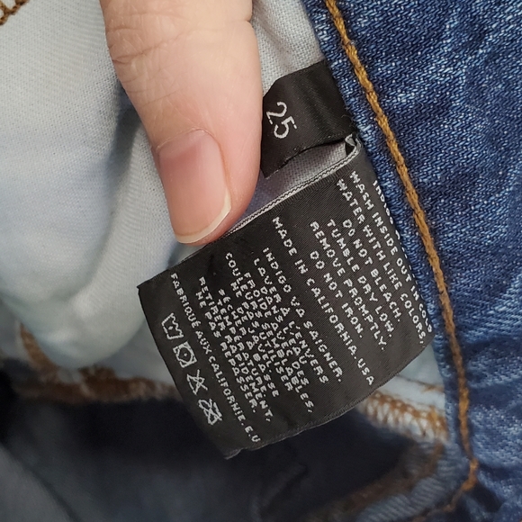 J BRAND Jake Distressed Boyfriend Jeans Broken Size 25 ~ Grunge Punk Streetwear - Picture 13 of 13